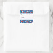 Zomer 4 juli Patriottische Popsicles Label (Tas)