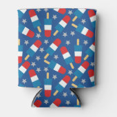 Zomer 4 juli patriottische populaties blikjeskoeler (Voorkant)