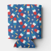 Zomer 4 juli patriottische populaties blikjeskoeler (Achterkant)