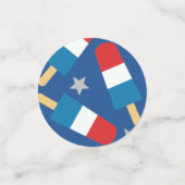 Zomer 4 juli patriottische populaties confetti (Kleine voorkant)