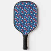 Zomer 4 juli patriottische populaties pickleball paddle (Achterkant)
