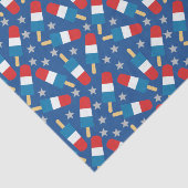 Zomer 4 juli patriottische populaties tissuepapier (Detail)