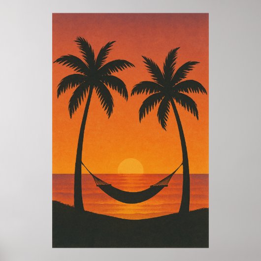 Zomer 4, zonsondergang over lavendel, seizoensgebo poster (Voorkant)