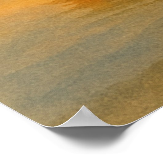 Zomer 5, Lakeside Glow, Seizoensgebonden Print (Hoek)