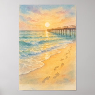 Zomer 8, Golden Tides, seizoensgebonden print