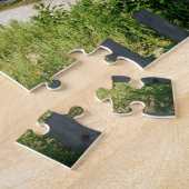 Zomer aan de strand op de Long Island Sound Coast Legpuzzel (Zijkant)