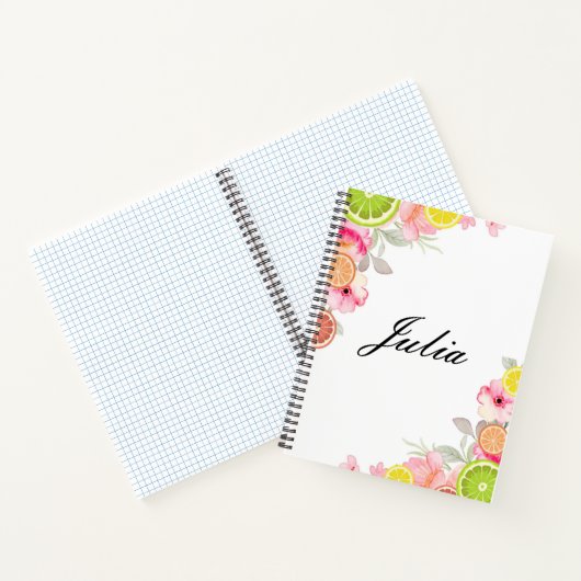 ZOMER AANGEPASTE NAAM CITRUSVRUCHTEN NOTITIEBOEK (Binnen)