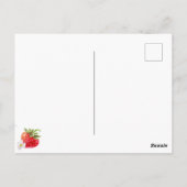 Zomer Aardbei Fruit Leuk Baby shower Briefkaart (Achterkant)