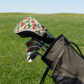 Zomer Aardbei in Roze Golfheadcover (Insitu)