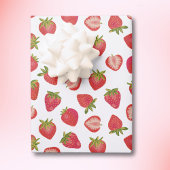 Zomer Aardbei Patroon Inpakpapier Vel