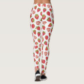 Zomer Aardbei Patroon Leggings (Achterkant)