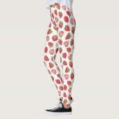 Zomer Aardbei Patroon Leggings (Links)