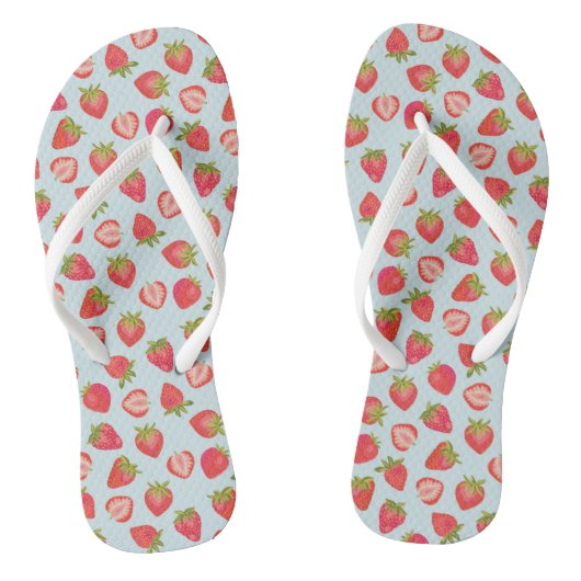 Zomer Aardbei Patroon Teenslippers (Voetbed)