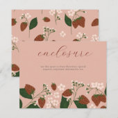 Zomer Aardbeien Bruids Douche Uitnodiging (Voorkant / Achterkant)