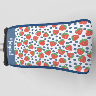 Zomer Aardbeien en Bosbessen Fruit Patroon Golfheadcover