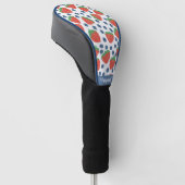 Zomer Aardbeien en Bosbessen Fruit Patroon Golfheadcover (Schuin)