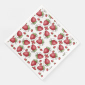 Zomer Aardbeien Papier Servetten (Hoek)