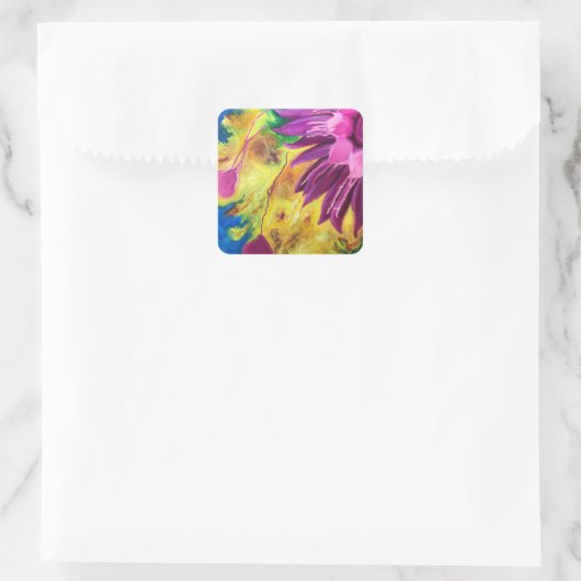 Zomer Abstract I: Sticker geluk (Tas)