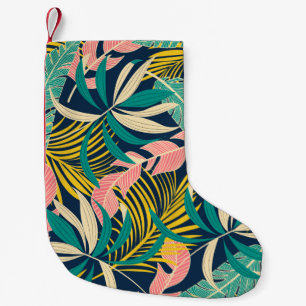 Zomer abstract naadloos patroon met kleurrijke tro kleine kerstsok