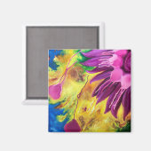 Zomer Abstracte door Clare Mears Art magnet (Voorkant / Achterkant)