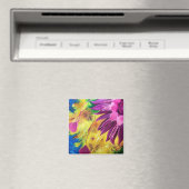 Zomer Abstracte door Clare Mears Art magnet (Insitu (Vaatwasser))