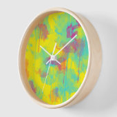 Zomer abstracte, kleurrijke Waterverf splatters (Hoek)