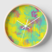 Zomer abstracte, kleurrijke Waterverf splatters (Voorkant)