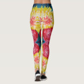 Zomer Abstracte kunst schilderen Leggings (Achterkant)