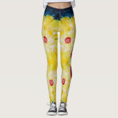 Zomer Abstracte kunst schilderen Leggings (Voorkant)
