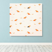 Zomer-Abstracte zwembad Canvas Afdruk (Insitu (Houten vloer))