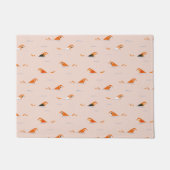 Zomer-Abstracte zwembad Deurmat (Voorkant)