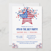 Zomer Achtertuin BBQ 4th van juli Feest Kaart (Voorkant)