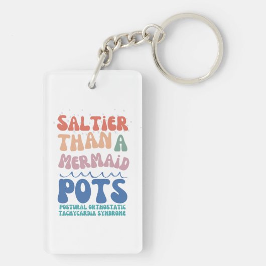 Zomer Acryl Sleutelhanger (achterkant)