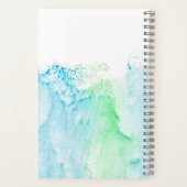 Zomer Adventures Palm Tree Aanpasbare Zomer Notitieboek (Achterkant)