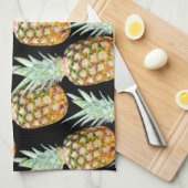 zomer aloha hawaiaanse tropische vrucht ananas theedoek (Quarter Fold)