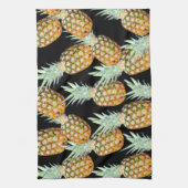 zomer aloha hawaïïsche tropische vrucht ananas theedoek (Verticaal)