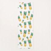 Zomer Ananas Fruit Kawaii Leuk Gezicht Yogamat (Voorkant)