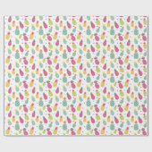 Zomer Ananas Patroon Cadeaupapier (Vlak)