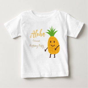 Zomer Ananas Tropische Aloha Verjaardagsfeest