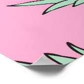 Zomer Ananas: Vintage Fruit Toss Poster (Hoek)