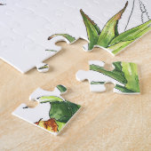 Zomer ananaspatroon, naadloos ontwerp. legpuzzel (Zijkant)