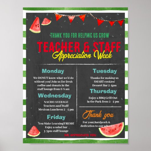 Zomer Appreciation Week Route Poster (Voorkant)
