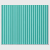 Zomer Aqua Turquoise Zeeglas Groene Ombre Stripes Cadeaupapier (Vlak)