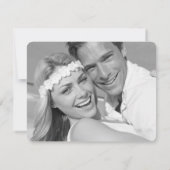 Zomer Aqua Waves & Zon Foto Moderne Strand Bruilof Bedankkaart (Achterkant)