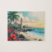 Zomer Arabische Palmen Legpuzzel (Horizontaal)