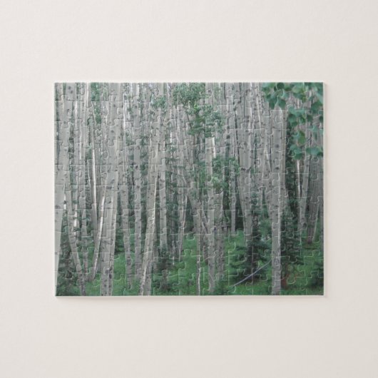 Zomer Aspen Bomen - 8x10 - 110 stks Legpuzzel (Horizontaal)