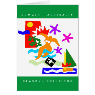 ZOMER - Australië - Australische kerstkaart