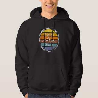 Zomer avontuur wacht op Happy Camper wandelen Hoodie