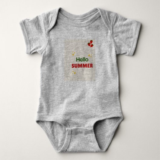 Zomer baby body romper (Voorkant)