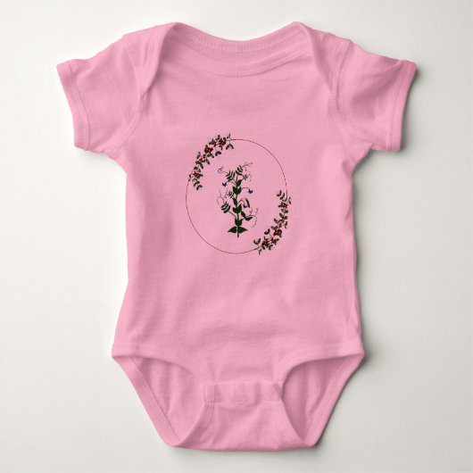 Zomer Baby Liefelijk  Plant Romper (Voorkant)